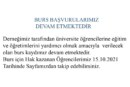 Burs Kayıtlarımız  Devam Etmektedir