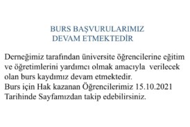 Burs Kayıtlarımız  Devam Etmektedir