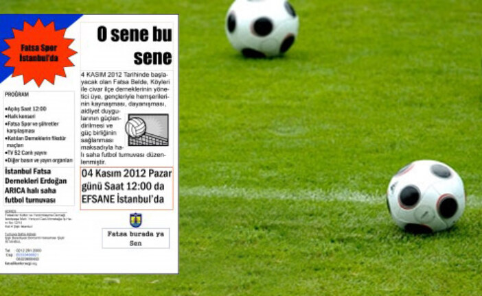 Fatsa Belde, Köyleri İle Cıvar İlçe Dernekleri Erdoğan Arıca Futbol Turnuvası