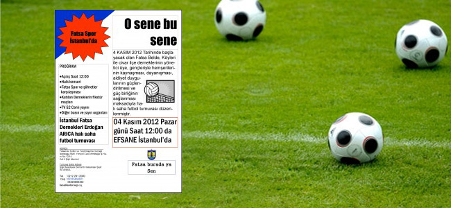 Fatsa Belde, Köyleri İle Cıvar İlçe Dernekleri Erdoğan Arıca Futbol Turnuvası